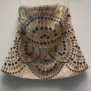 White House Black Market Beaded Corset